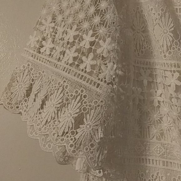 White See Us Soon crocheted dress - Picture 1 of 4
